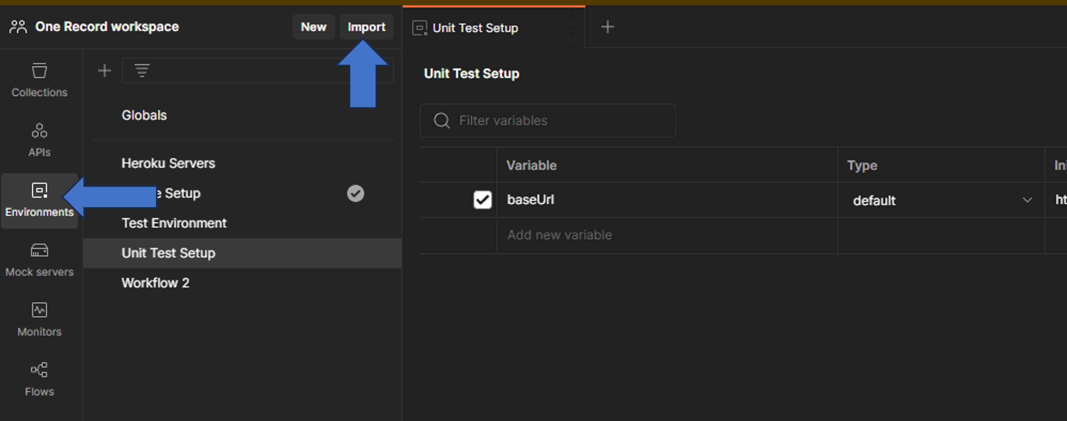 Postman Environment